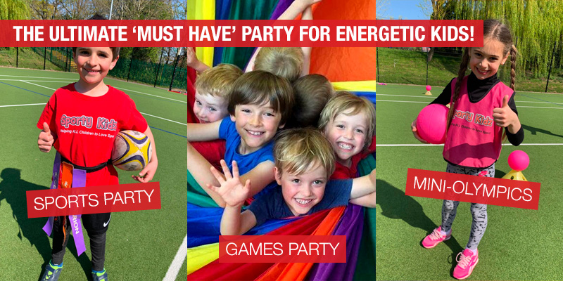 Sporty Kidz Birthday Parties for boys and girls aged 3 - 12 years old